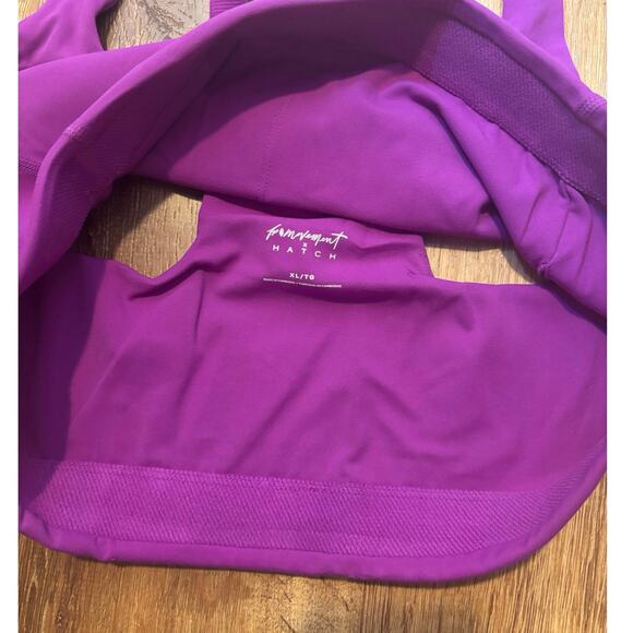 NWT FP Movement x Hatch Never Better Square Neck Maternity Bra Purple Size XL - Picture 5 of 6